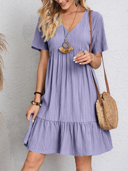Midi Casual Dress | Lightweight Pleated Design for Effortless Style 8