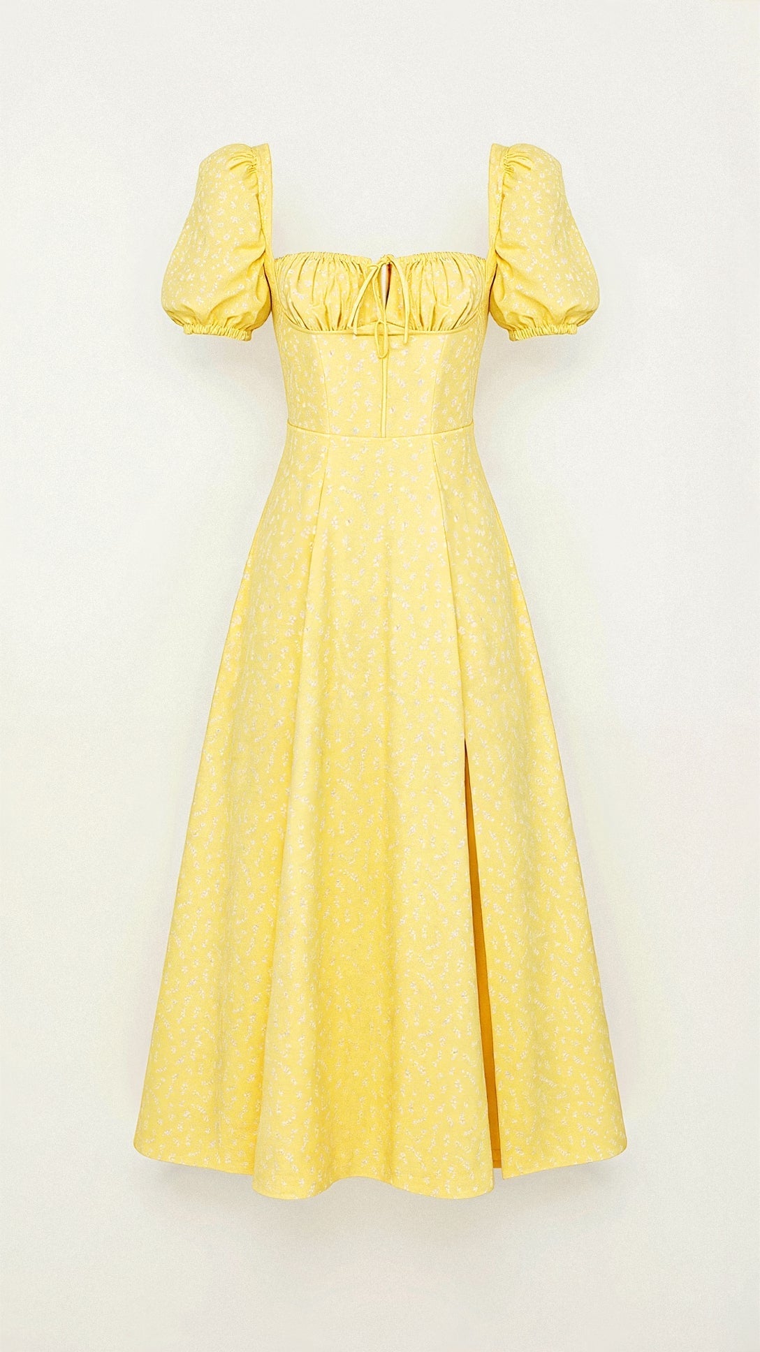 Midi Dress | Elegant Square Neckline with Flattering Silhouette 10