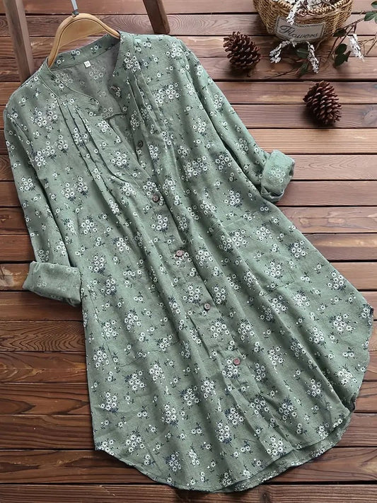 Mila Floral Dress | Lightweight Flowing Fabric with Elegant Design 0