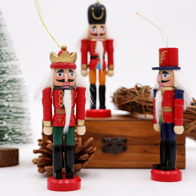 Mini Nutcracker Ornaments | Set of 6 Wooden Christmas Decorations 2