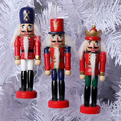 Mini Nutcracker Ornaments | Set of 6 Wooden Christmas Decorations 3