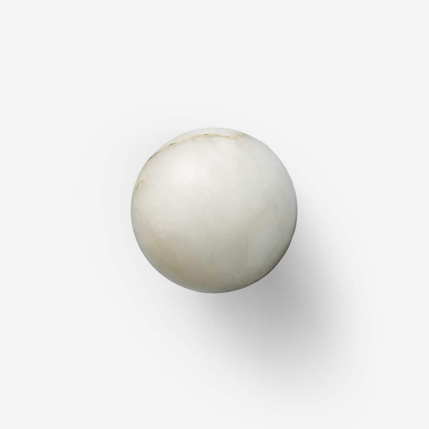 Mini Orb Wall Lamp | Elegant Alabaster Globe with Discreet Hardware 1