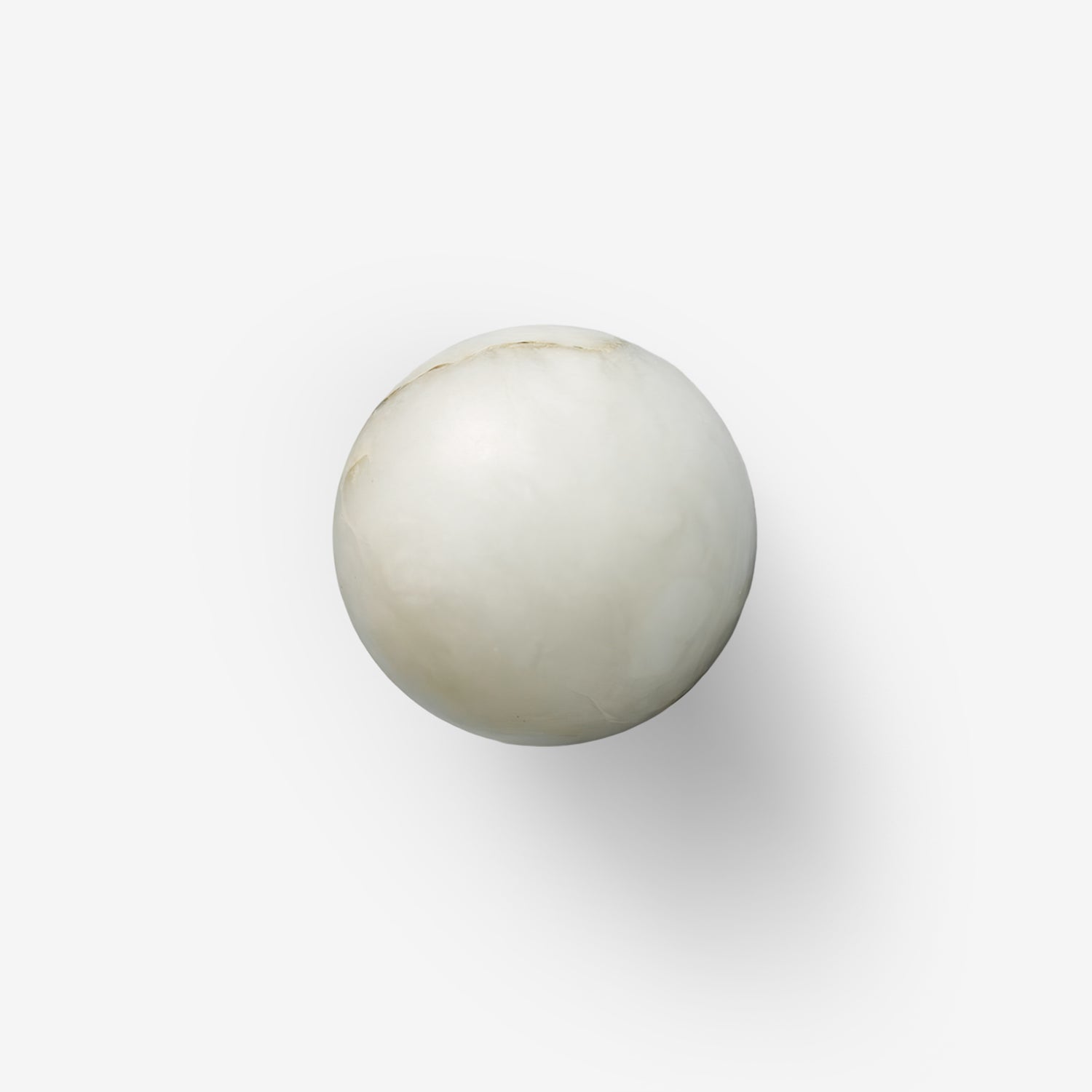 Mini Orb Wall Lamp | Elegant Alabaster Globe with Discreet Hardware 1