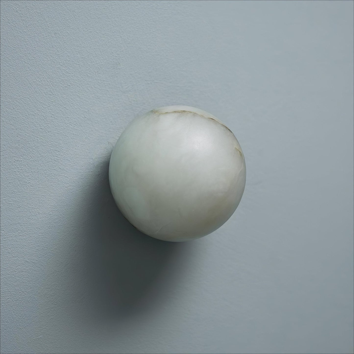 Mini Orb Wall Lamp | Elegant Alabaster Globe with Discreet Hardware 9