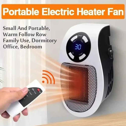 Mini Wall Electric Heater | Compact Energy-Efficient Space Heater with Remote Control 2
