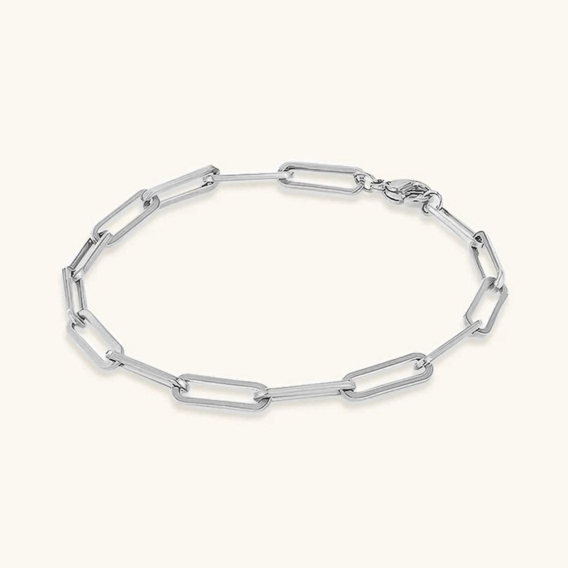 Minimalist Gold Paperclip Bracelet | Durable Stainless Steel with 14k Gold Plating 5