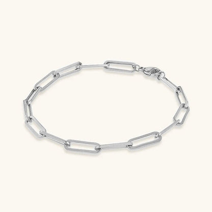 Minimalist Gold Paperclip Bracelet | Durable Stainless Steel with 14k Gold Plating 5