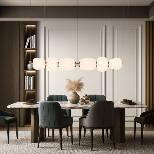 Minimalist Pendant Lamp | White Glass Design for Modern Pendant Lighting 0