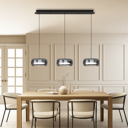 Minimalist Pendant Light | Elegant Iron and Glass Design for Kitchen and Dining 2