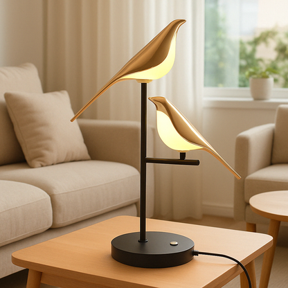 Minimalist Table Lamp | Contemporary Design with Warm LED Light for Bedroom and Desk 1