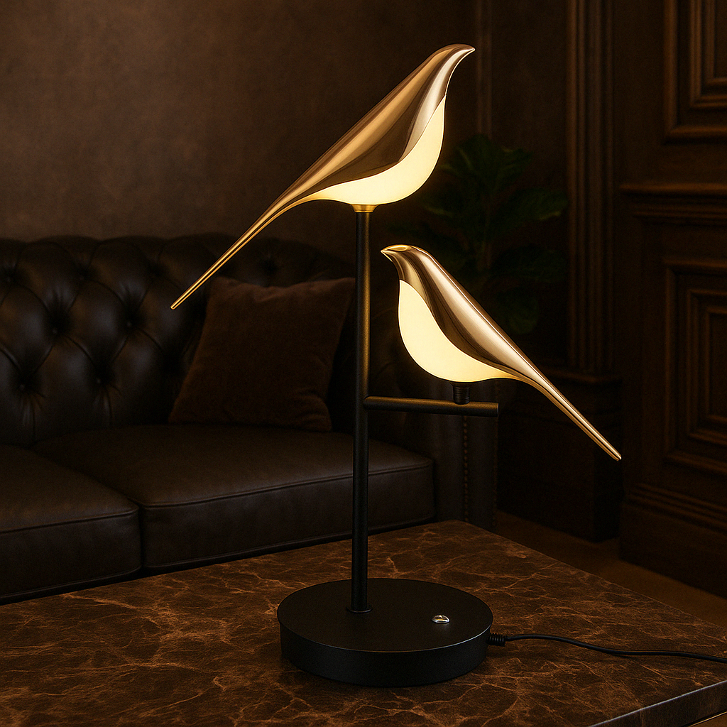 Minimalist Table Lamp | Contemporary Design with Warm LED Light for Bedroom and Desk 2