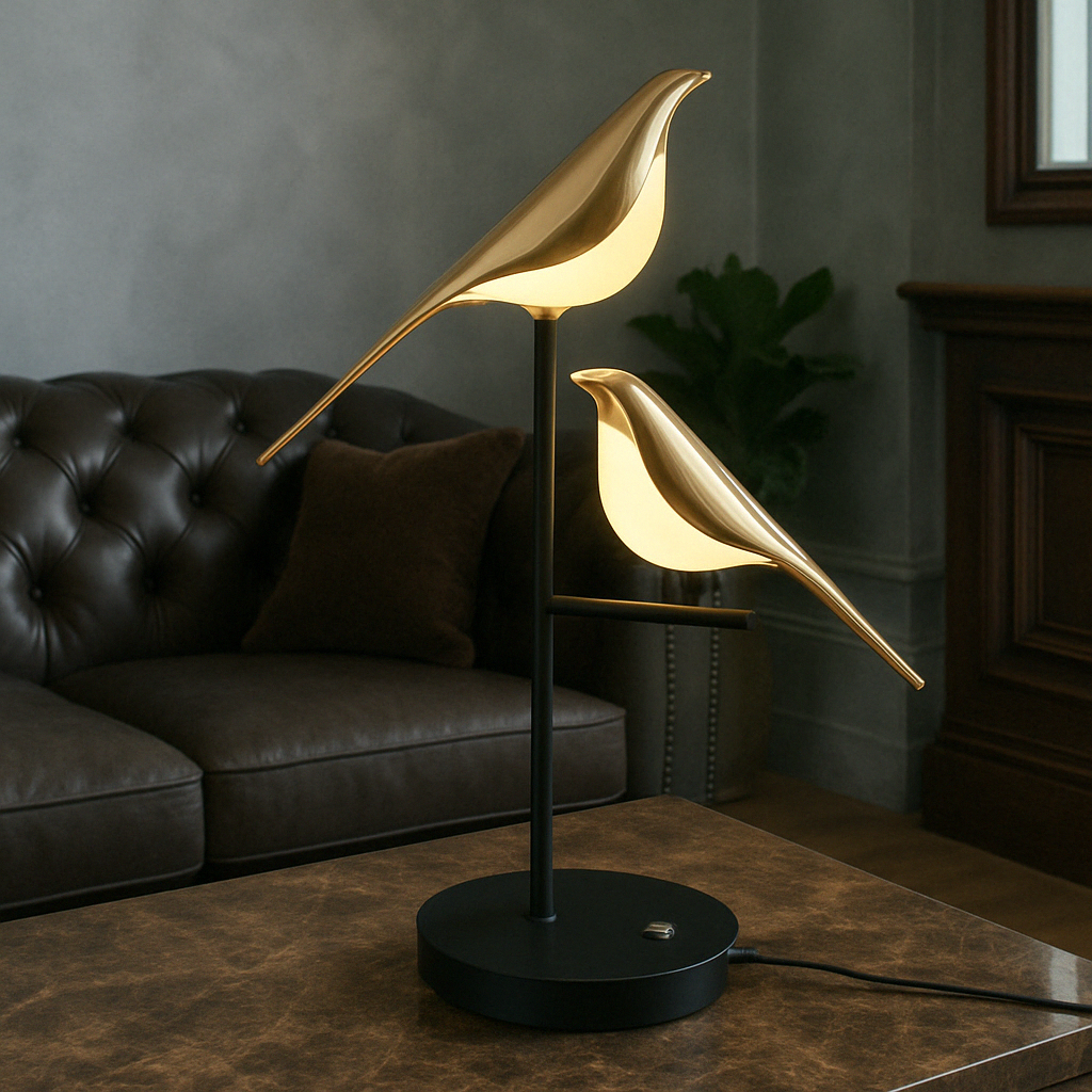 Minimalist Table Lamp | Contemporary Design with Warm LED Light for Bedroom and Desk 3