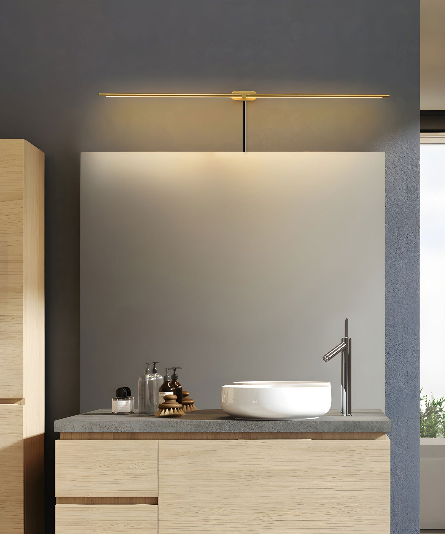Minimalist Wall Sconce Lighting | Integrated LED for Modern Bathrooms 5