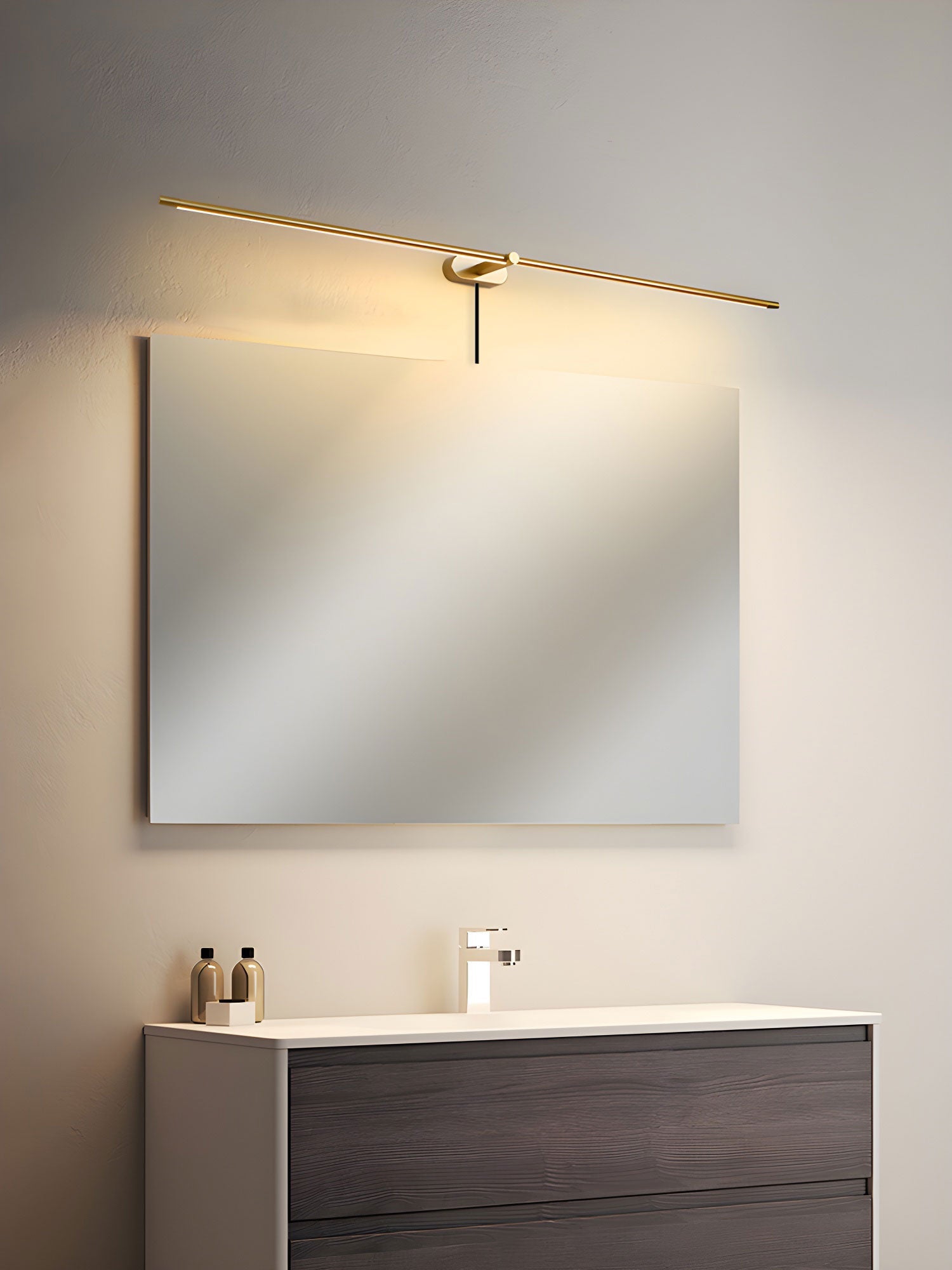 Minimalist Wall Sconce Lighting | Integrated LED for Modern Bathrooms 6