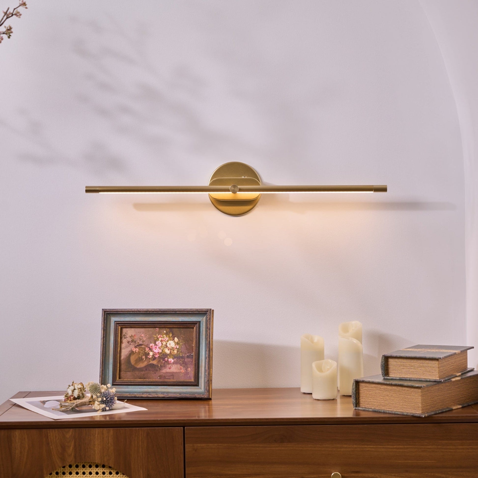 Minimalist Wall Sconce Lighting | Rechargeable Touch Sensor Lamp 5