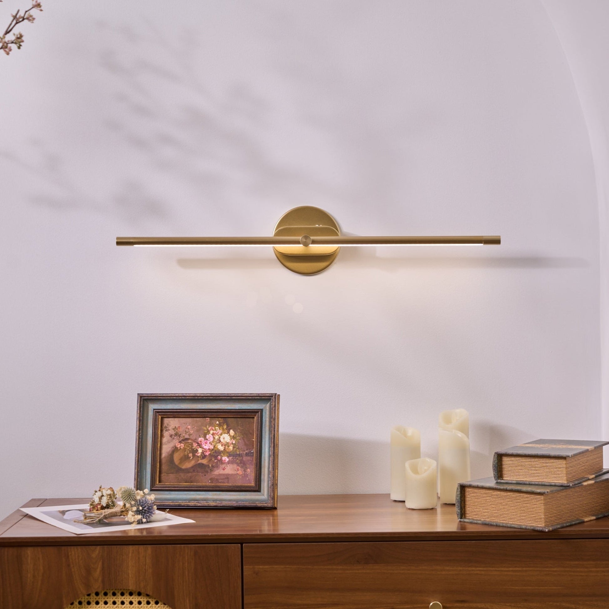 Minimalist Wall Sconce Lighting | Rechargeable Touch Sensor Lamp 7