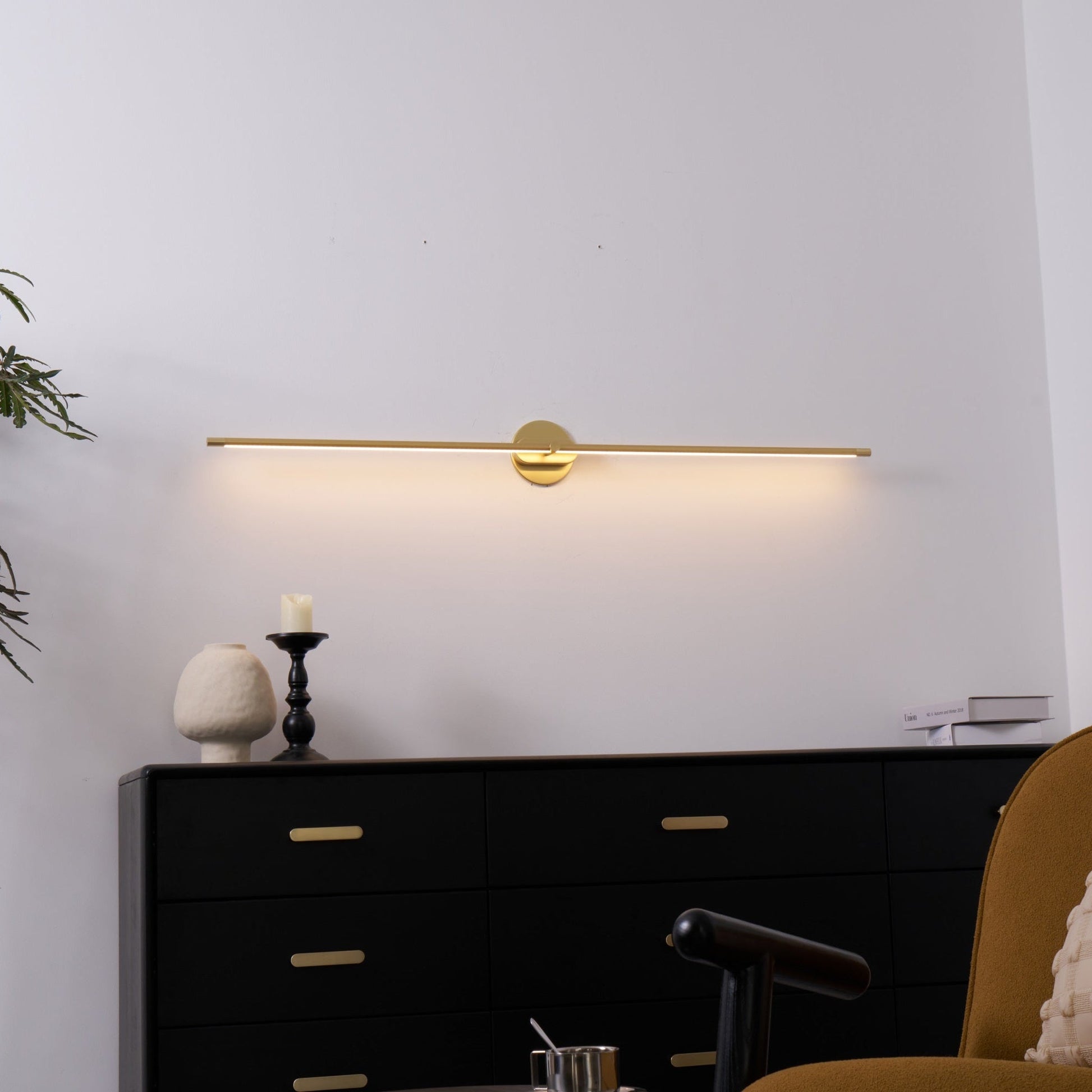 Minimalist Wall Sconce | Integrated LED Lighting for Bathroom 4