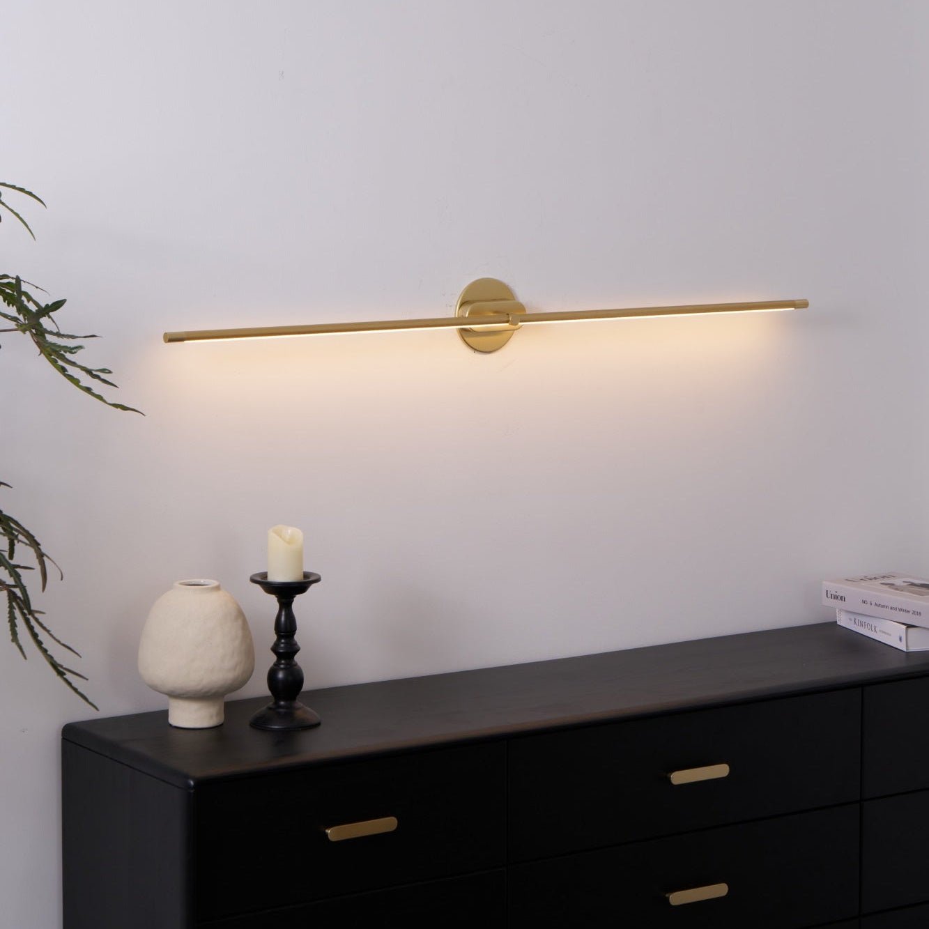 Minimalist Wall Sconce | Integrated LED Lighting for Bathroom 5