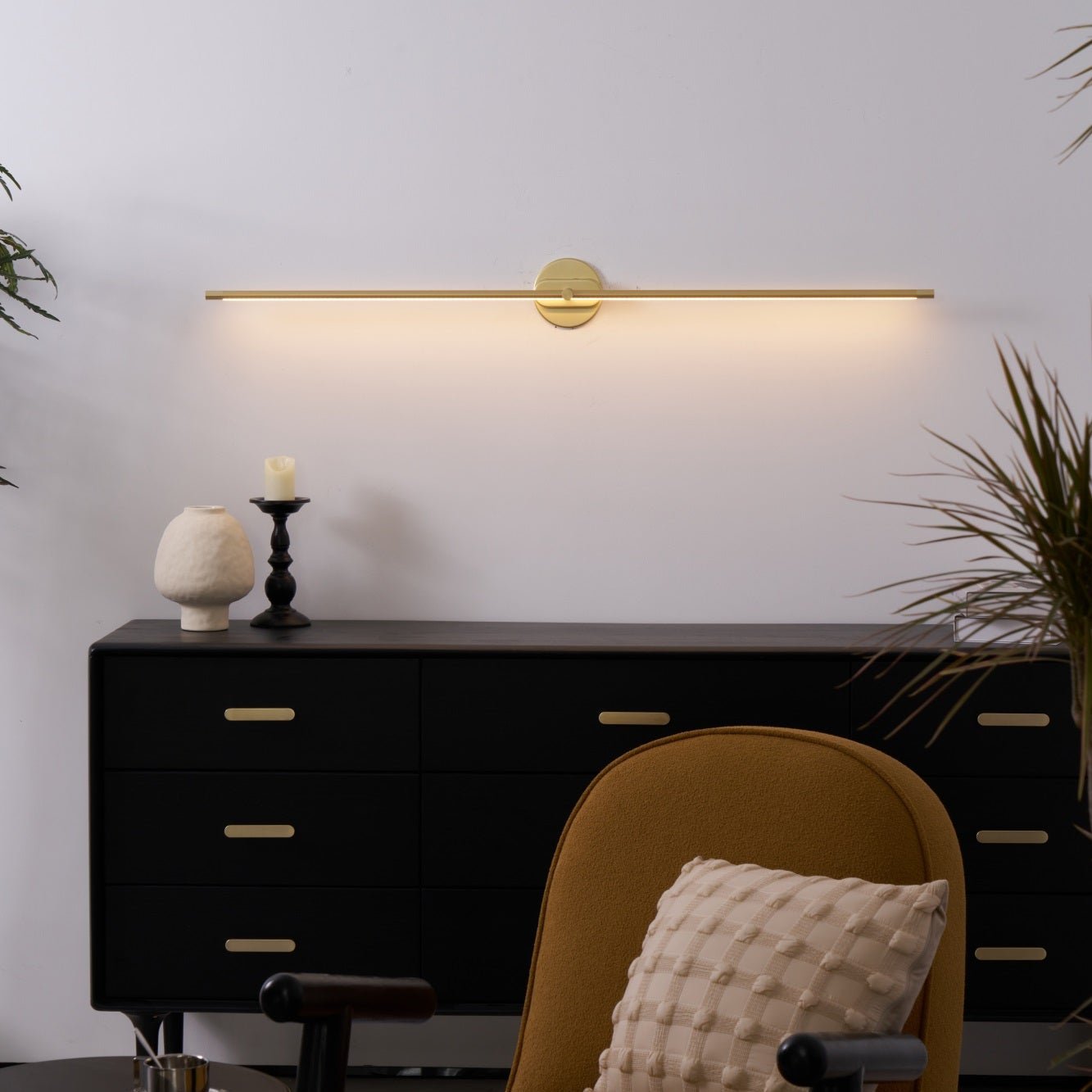 Minimalist Wall Sconce | Integrated LED Lighting for Bathroom 6