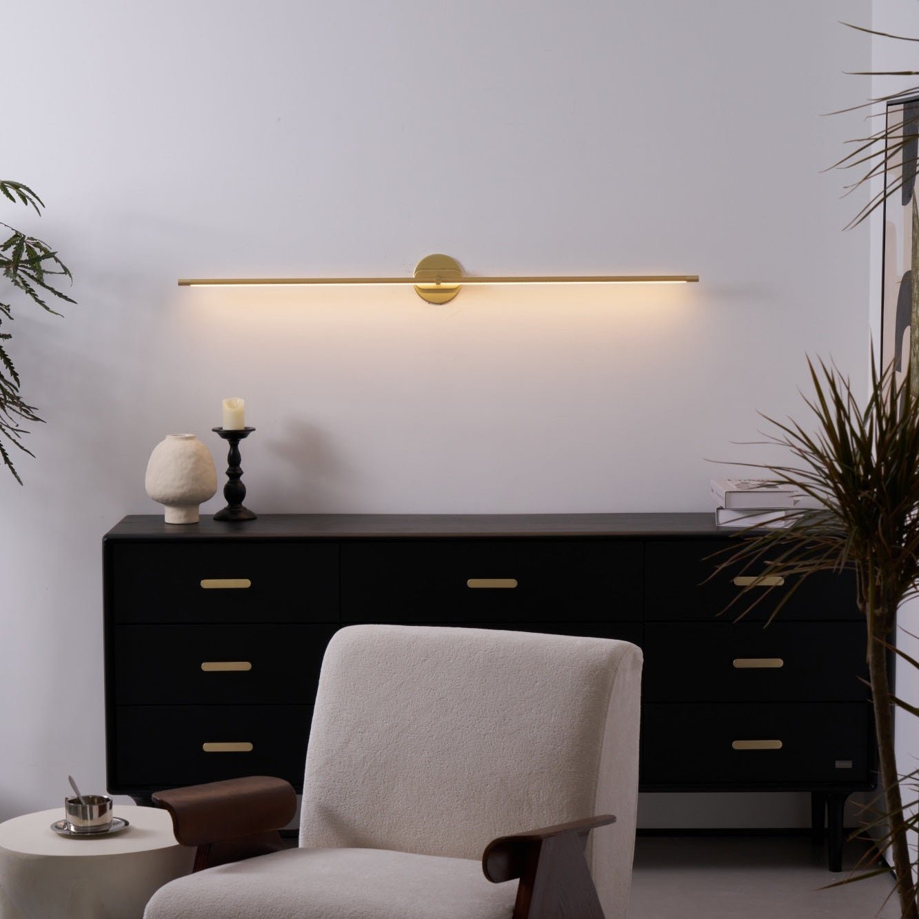 Minimalist Wall Sconce | Integrated LED Lighting for Bathroom 7