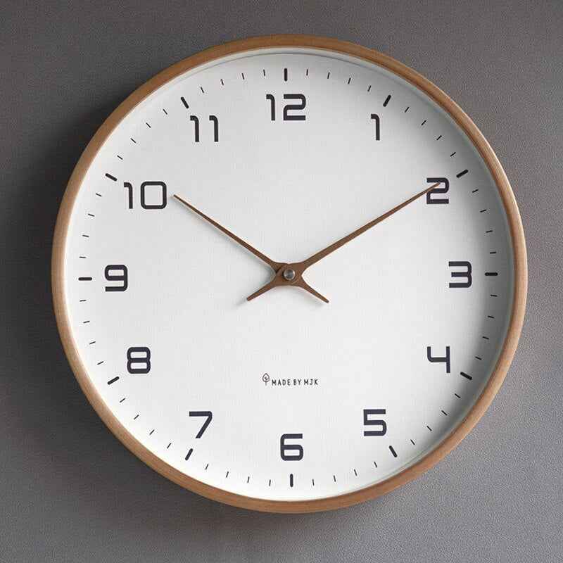 Minimalist Wooden Wall Clock | Scandinavian Design for Modern Interiors 0
