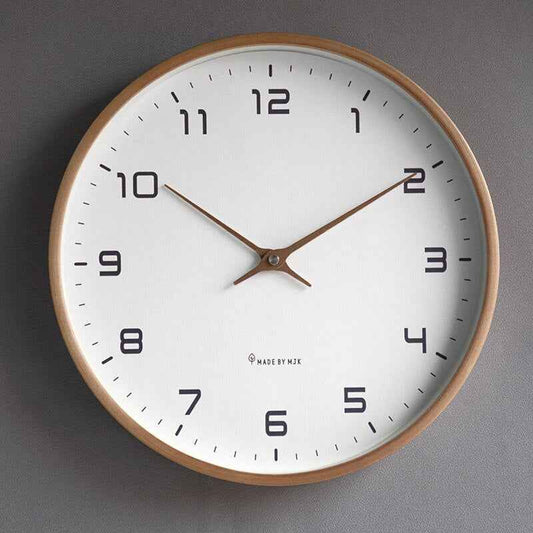 Minimalist Wooden Wall Clock | Scandinavian Design for Modern Interiors 0