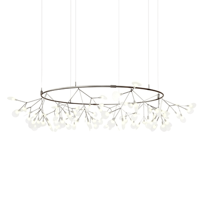 Modern Black Chandelier | Flower-Shaped Acrylic Design with Remote Control 14