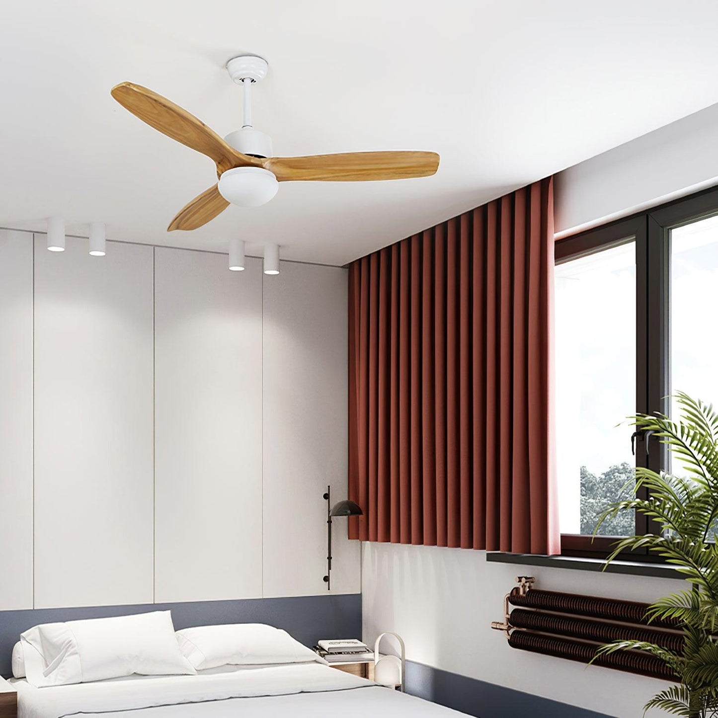 Modern Ceiling Fan Light | 42-Inch LED Integrated Design with Remote Control 6
