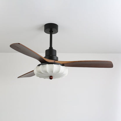 Modern Ceiling Fan Light | Flush Mount Design with Adjustable Brightness 0