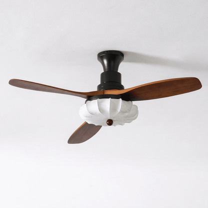 Modern Ceiling Fan Light | Flush Mount Design with Adjustable Brightness 10