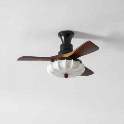 Modern Ceiling Fan Light | Flush Mount Design with Adjustable Brightness 9