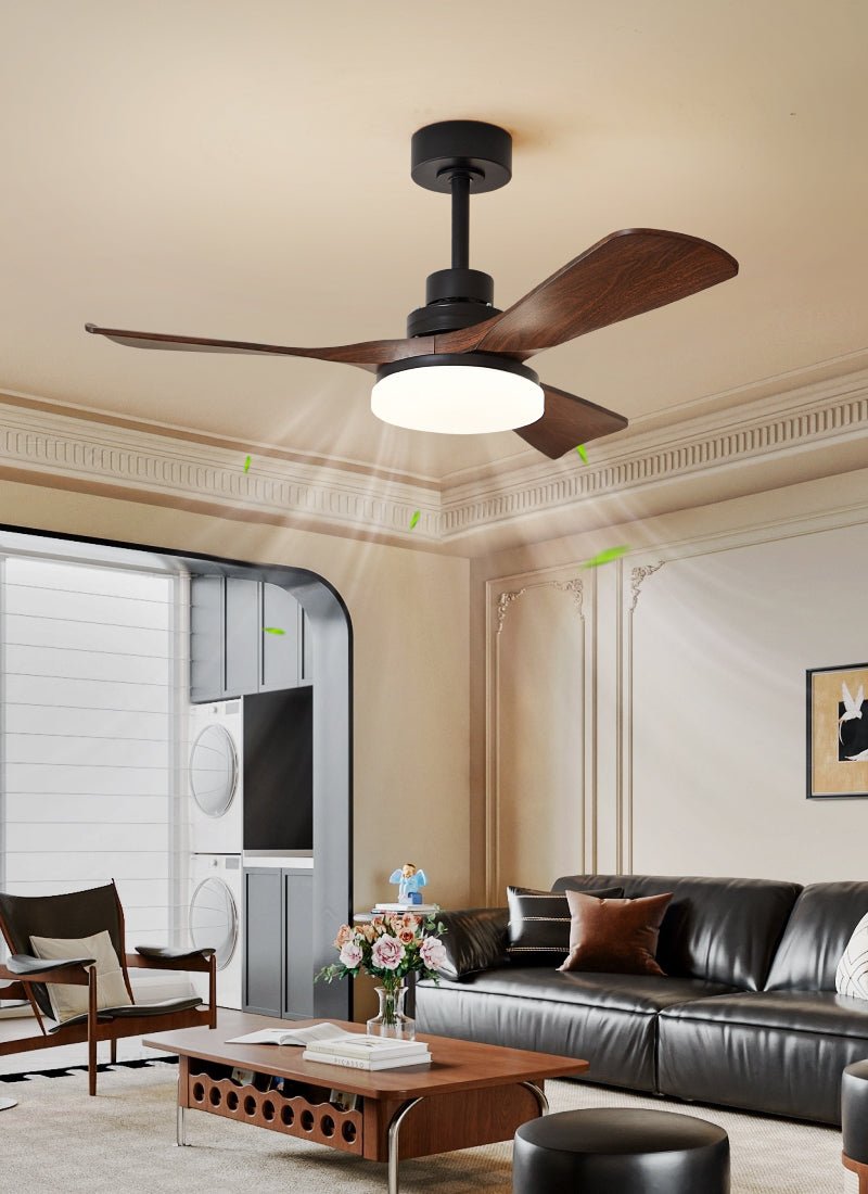 Modern Ceiling Fan Light | Integrated LED & Quiet Operation 2