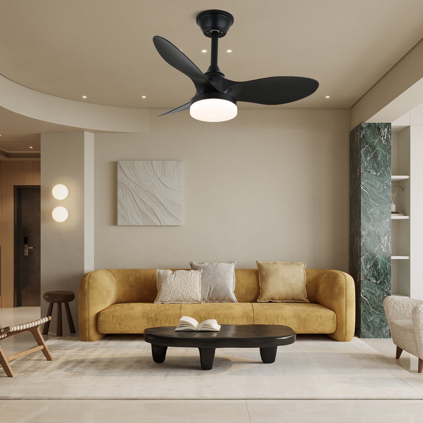 Modern Ceiling Fan Light | Integrated LED with Variable Frequency Motor 3