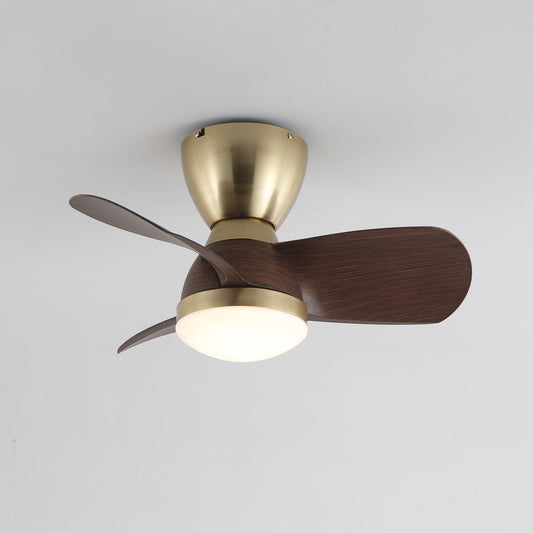 Modern Ceiling Fan Light with Integrated LED and Variable Speed Control 0