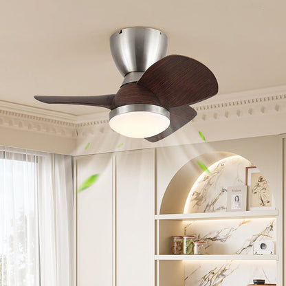 Modern Ceiling Fan Light with Integrated LED and Variable Speed Control 3