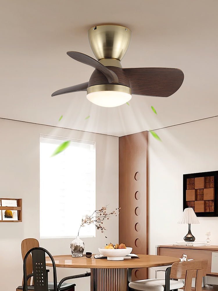 Modern Ceiling Fan Light with Integrated LED and Variable Speed Control 4