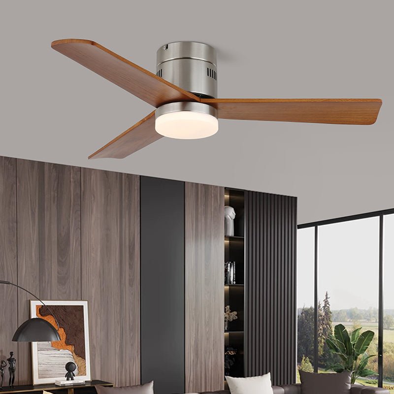 Modern Ceiling Fan with Lights | Low Profile Design and Integrated LED 2