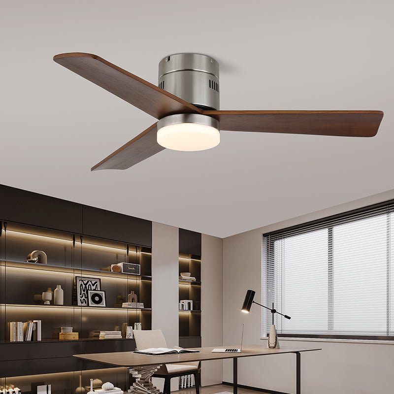 Modern Ceiling Fan with Lights | Low Profile Design and Integrated LED 3