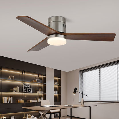 Modern Ceiling Fan with Lights | Low Profile Design and Integrated LED 3
