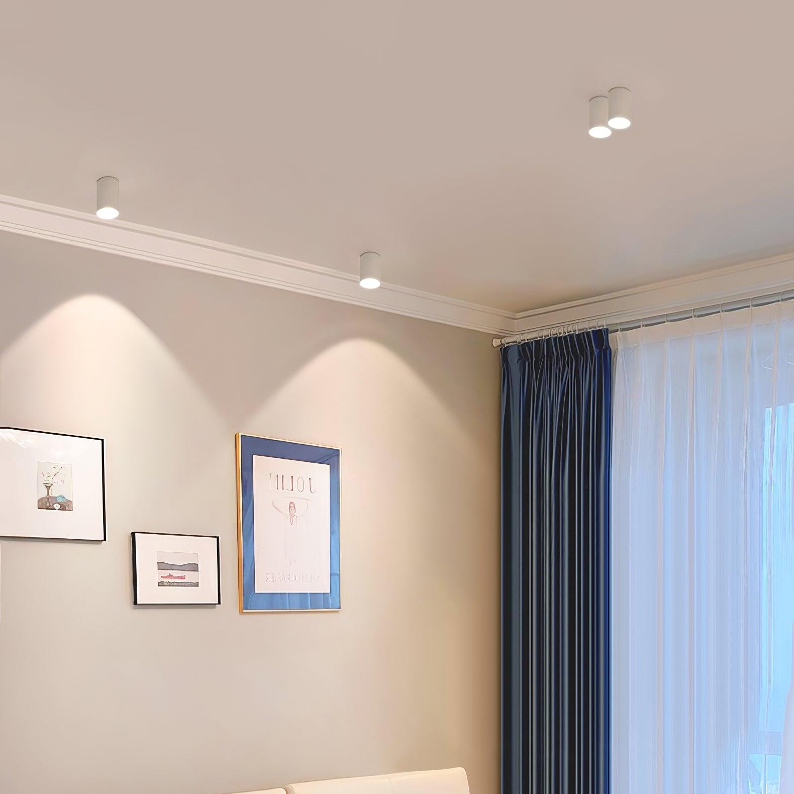 Modern Ceiling Light Fixture | Sleek Metal Design with LED Lens 3