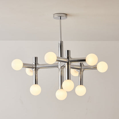 Modern Chandelier | Artistic Metal Design for Dining Room or Living Space 0