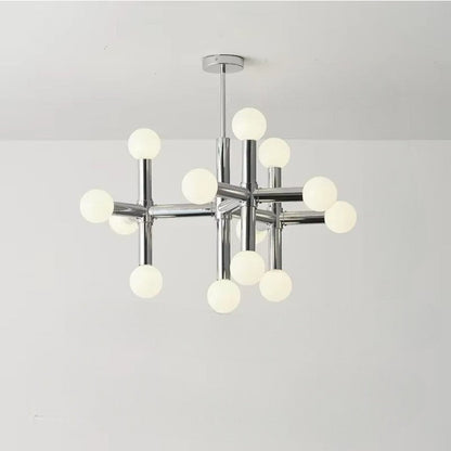 Modern Chandelier | Artistic Metal Design for Dining Room or Living Space 7