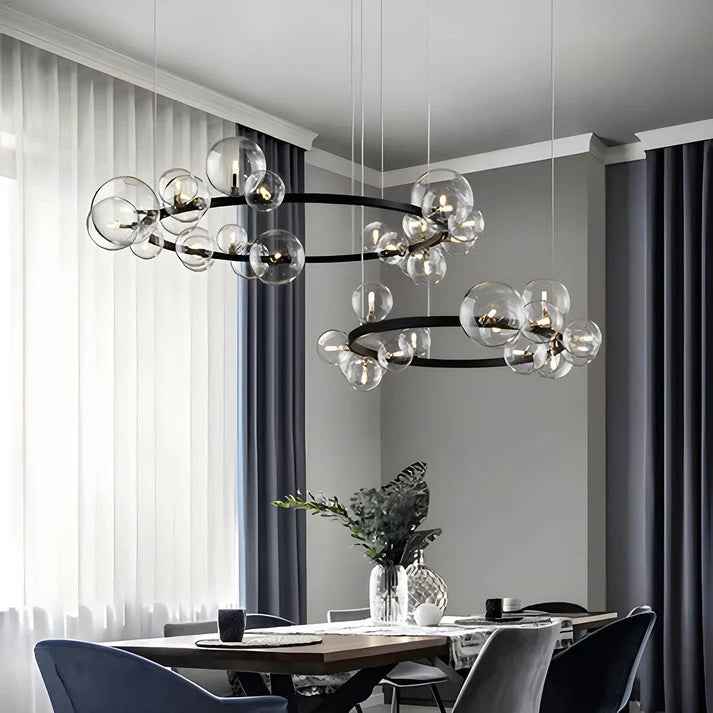 Modern Chandelier | Ring Design with Soft LED Lighting for Dining Room 1
