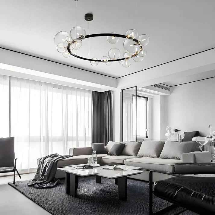 Modern Chandelier | Ring Design with Soft LED Lighting for Dining Room 2