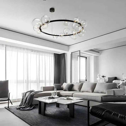 Modern Chandelier | Ring Design with Soft LED Lighting for Dining Room 2
