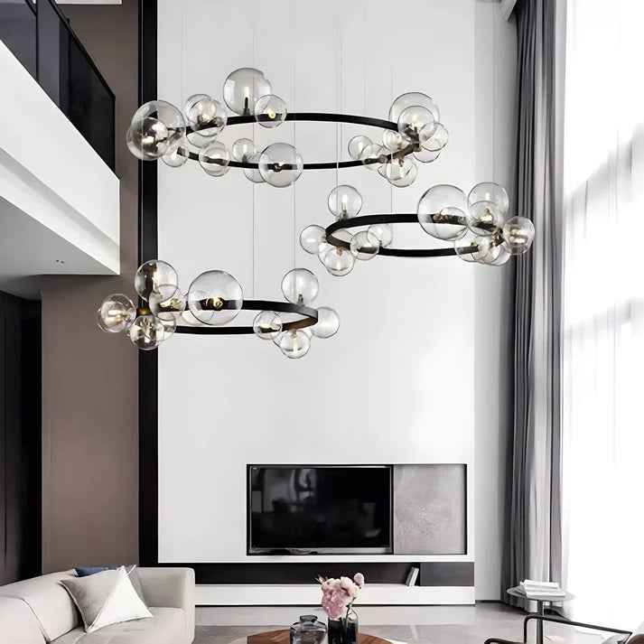 Modern Chandelier | Ring Design with Soft LED Lighting for Dining Room 3