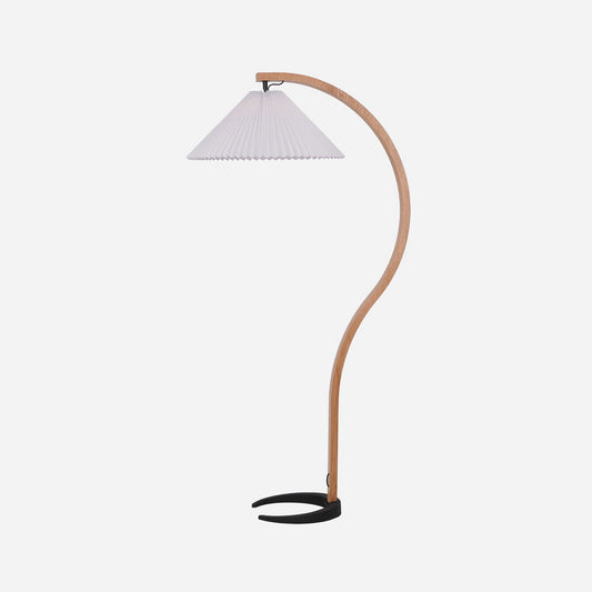 Modern Floor Lamp | Unique Wood and Metal Design for Living Room 0