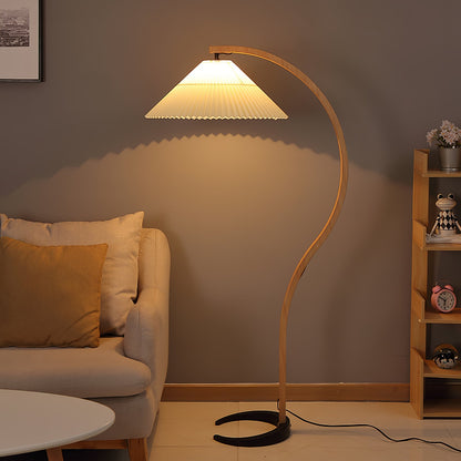 Modern Floor Lamp | Unique Wood and Metal Design for Living Room 7