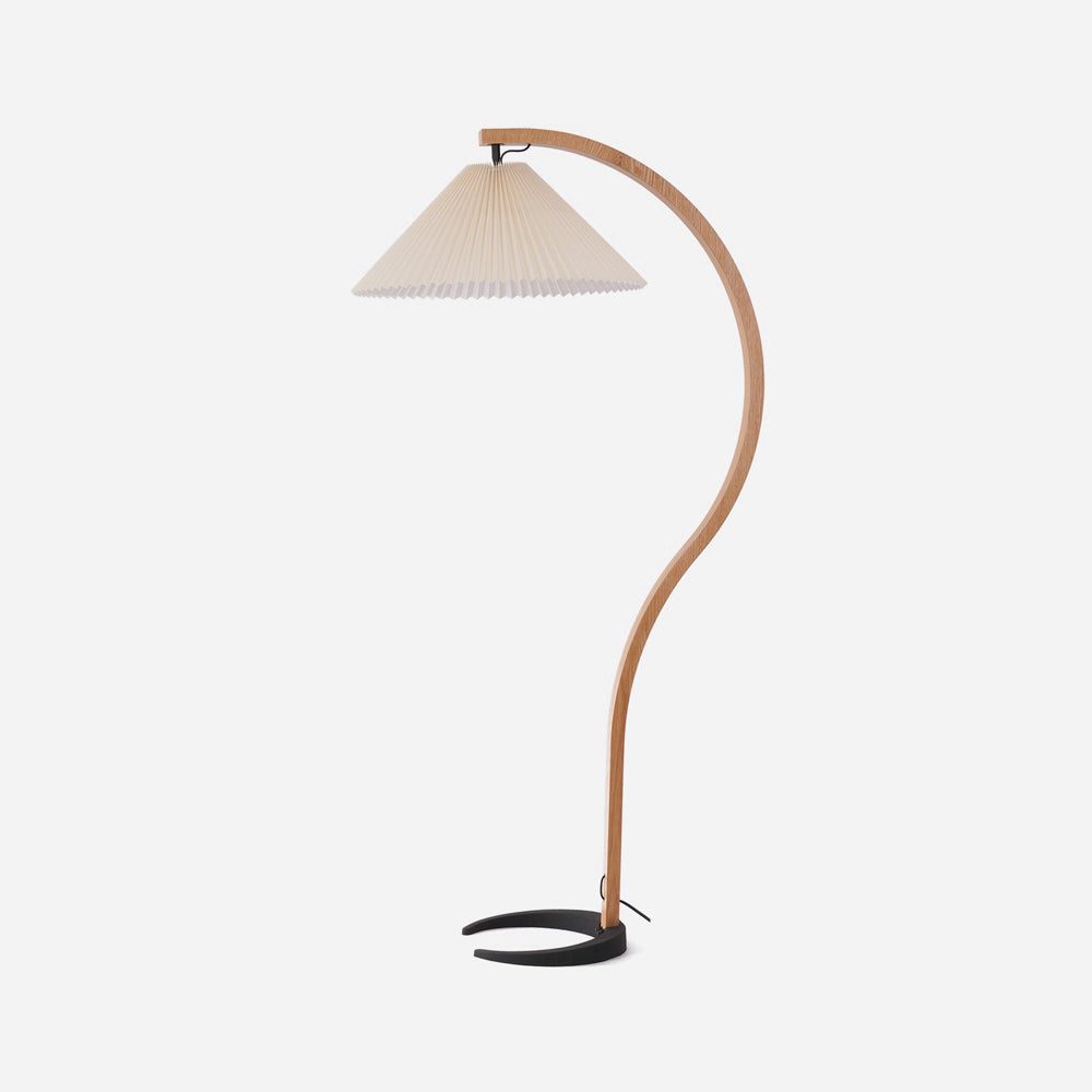 Modern Floor Lamp | Unique Wood and Metal Design for Living Room 9