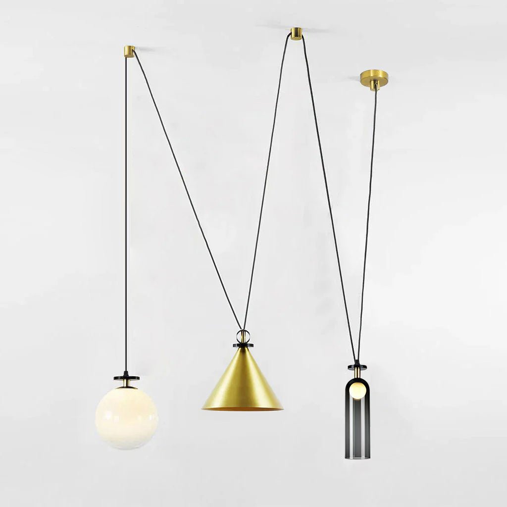 Modern Geometric Chandelier | Versatile Modular Design with Adjustable Height 11